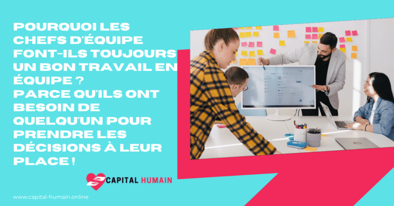 J'aime travailler en équipe