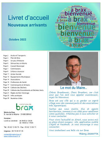 Livret d'accueil exemple pdf