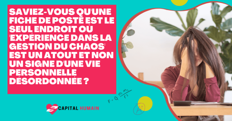 Modèle Fiche de Poste